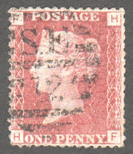 Great Britain Scott 33 Used Plate 94 - HF - Click Image to Close